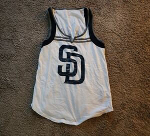MLB Kids White and Black Tank Top